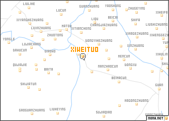 map of Xiweituo