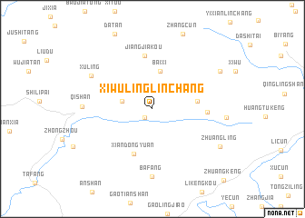 map of Xiwuling Linchang