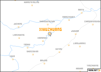 map of Xiwuzhuang