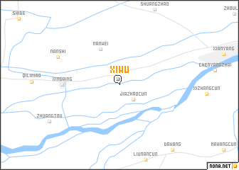 map of Xiwu