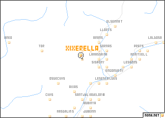 map of Xixerella