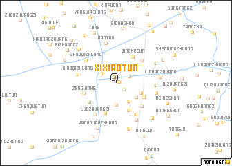 map of Xixiaotun