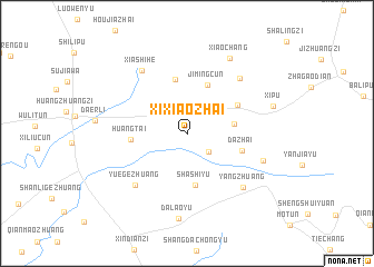 map of Xixiaozhai