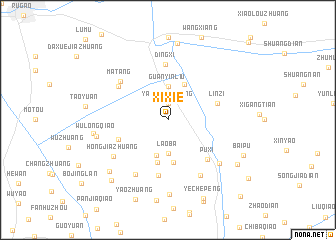 map of Xixie