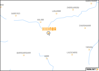 map of Xixinba