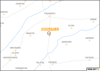 map of Xixindian