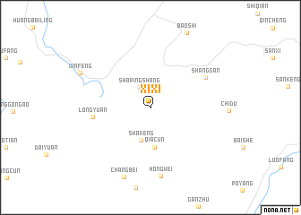 map of Xixi