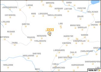 map of Xixi