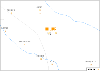 map of Xixupa