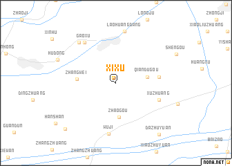 map of Xixu