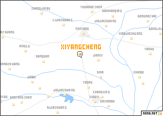 map of Xiyangcheng