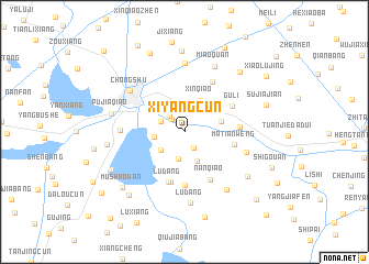 map of Xiyangcun