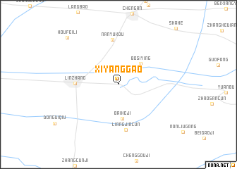 map of Xiyanggao