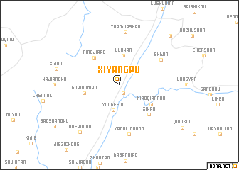 map of Xiyangpu