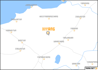 map of Xiyang