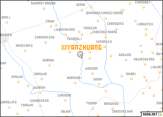 map of Xiyanzhuang