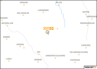 map of Xiyao