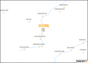 map of Xiying