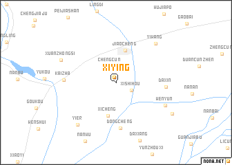map of Xiying