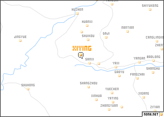 map of Xiying