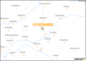 map of Xiyinzhuang