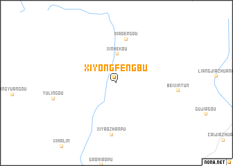map of Xiyongfengbu