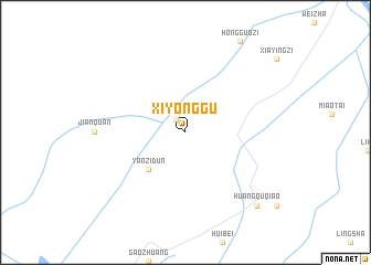 map of Xiyonggu