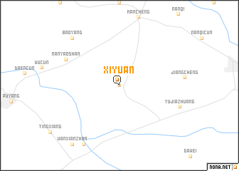 map of Xiyuan