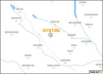 map of Xiyuting