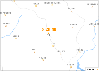 map of Xizaimu