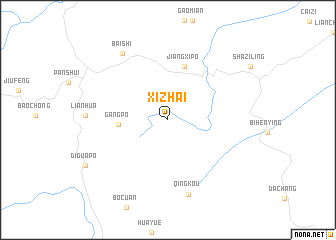 map of Xizhai