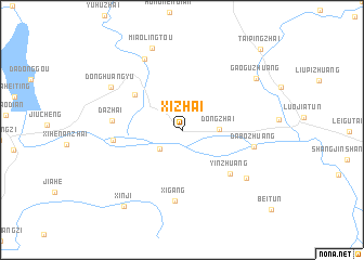 map of Xizhai