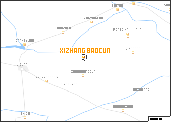 map of Xizhangbaocun