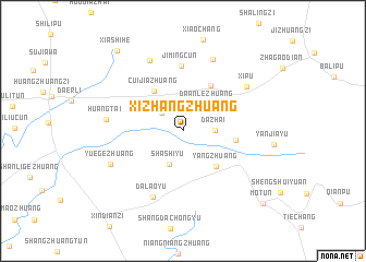 map of Xizhangzhuang