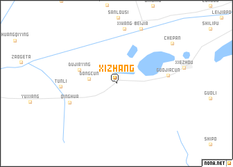 map of Xizhang