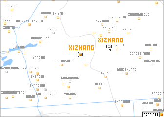 map of Xizhang