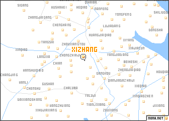 map of Xizhang