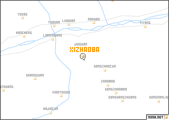 map of Xizhaoba