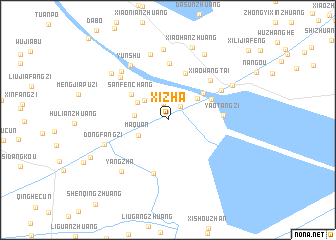 map of Xizha