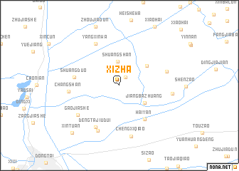 map of Xizha