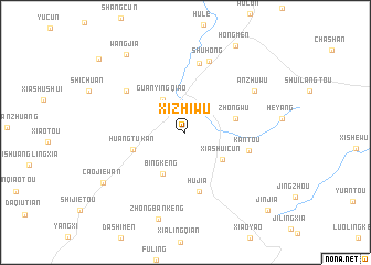 map of Xizhiwu