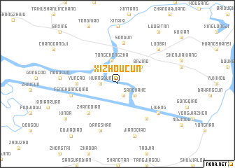 map of Xizhoucun