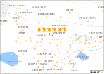 map of Xizhouzhuang