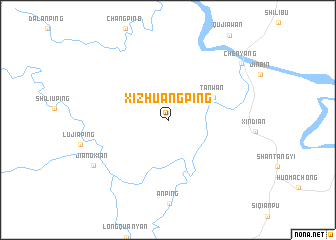 map of Xizhuangping