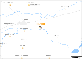 map of Xizou