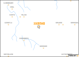 map of Xkanhá