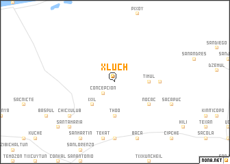 map of Xluch