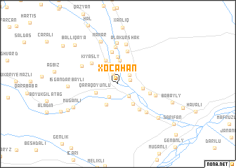 map of Xocahan