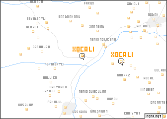 map of Xocalı