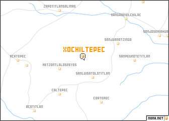 map of Xochiltepec